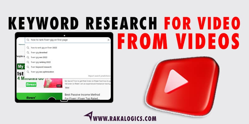 Keyword Research on YouTube Videos for YouTube SEO