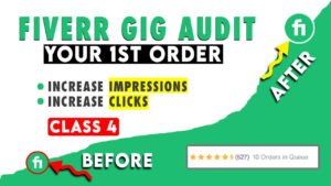 Pehla Order Ab Jaldi Ayega 2023 - How To Rank Fiverr Gig on 1st Page - Check Gig Performance Weekly - how do I get more impressions and clicks on the Fiverr gig