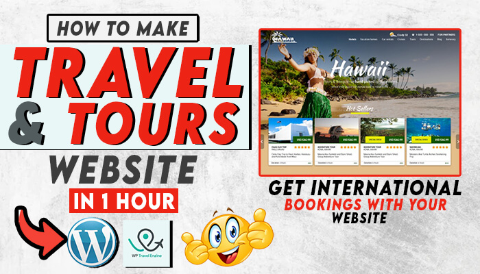 Create Free Travel and Tours Website with WP Travel Engine Plugin