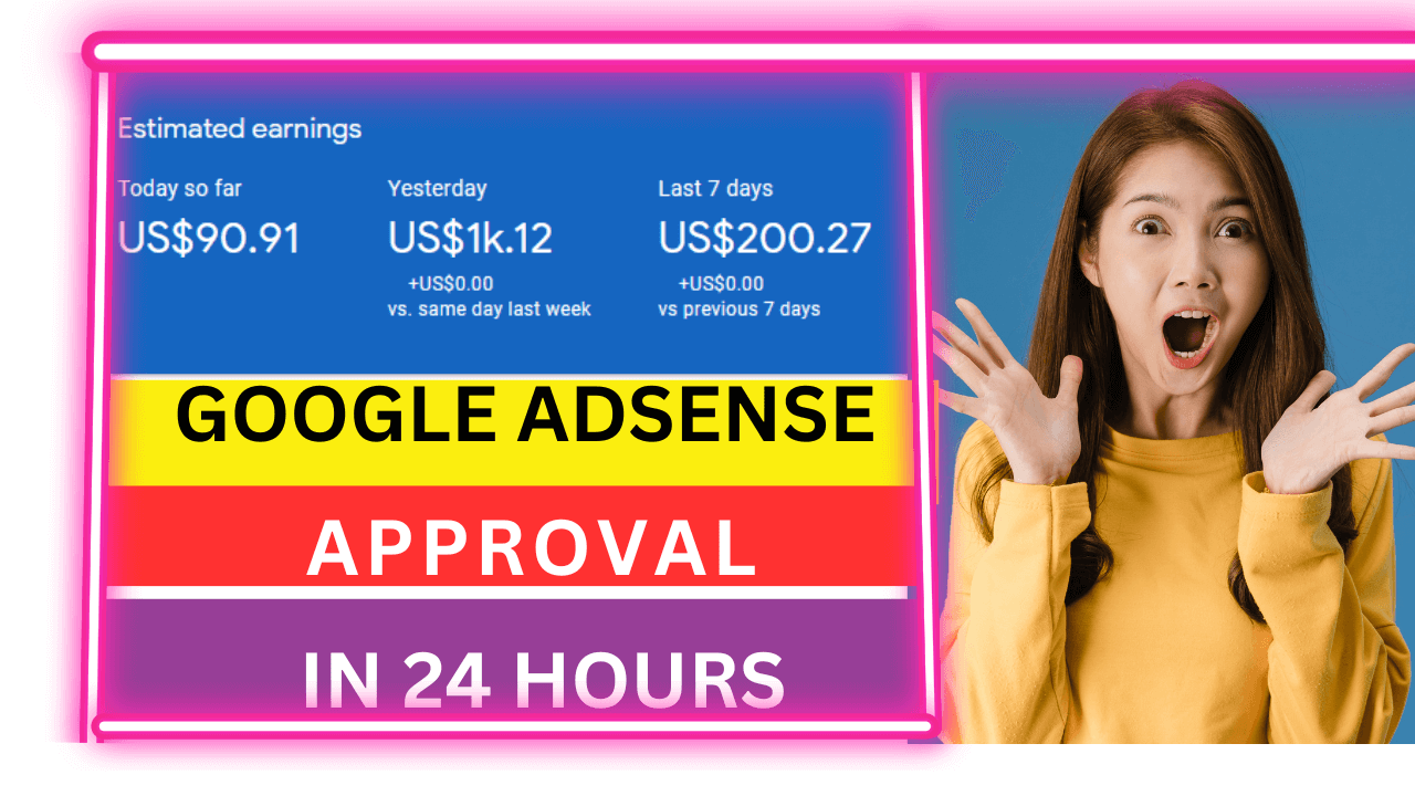 How to approve Google Adsense under 24 hours