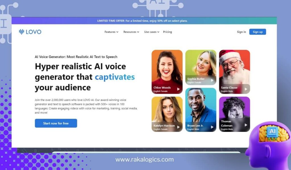 lovo ai AI Voice Generator: Most Realistic AI Text to Speech Hyper realistic AI voice generator that captivates your audience