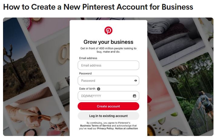 Craft a Pinterest Business Account