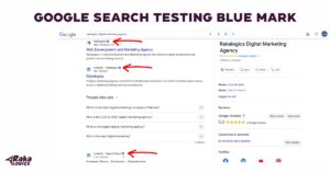 Google Search Testing Blue Mark -An Overview