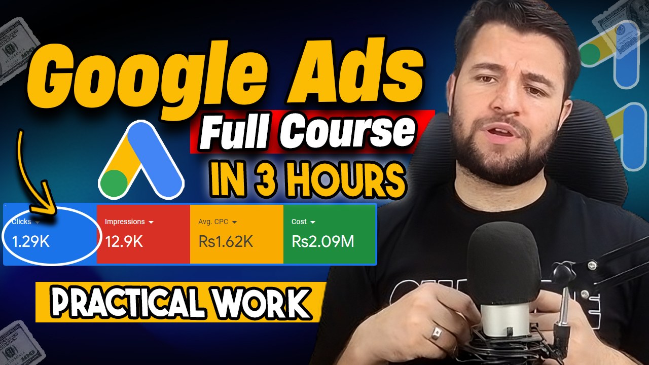 Tired of Wasting Money on Google Ads? My Practical-Based Course 2025 Is What You’ve Been Looking For
