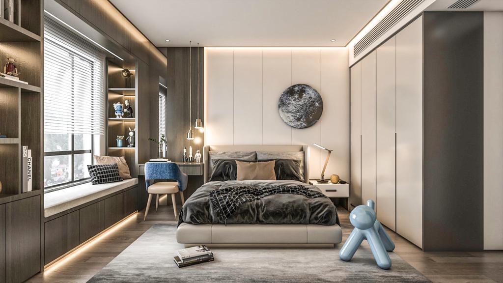 Virtual Staging Bedroom